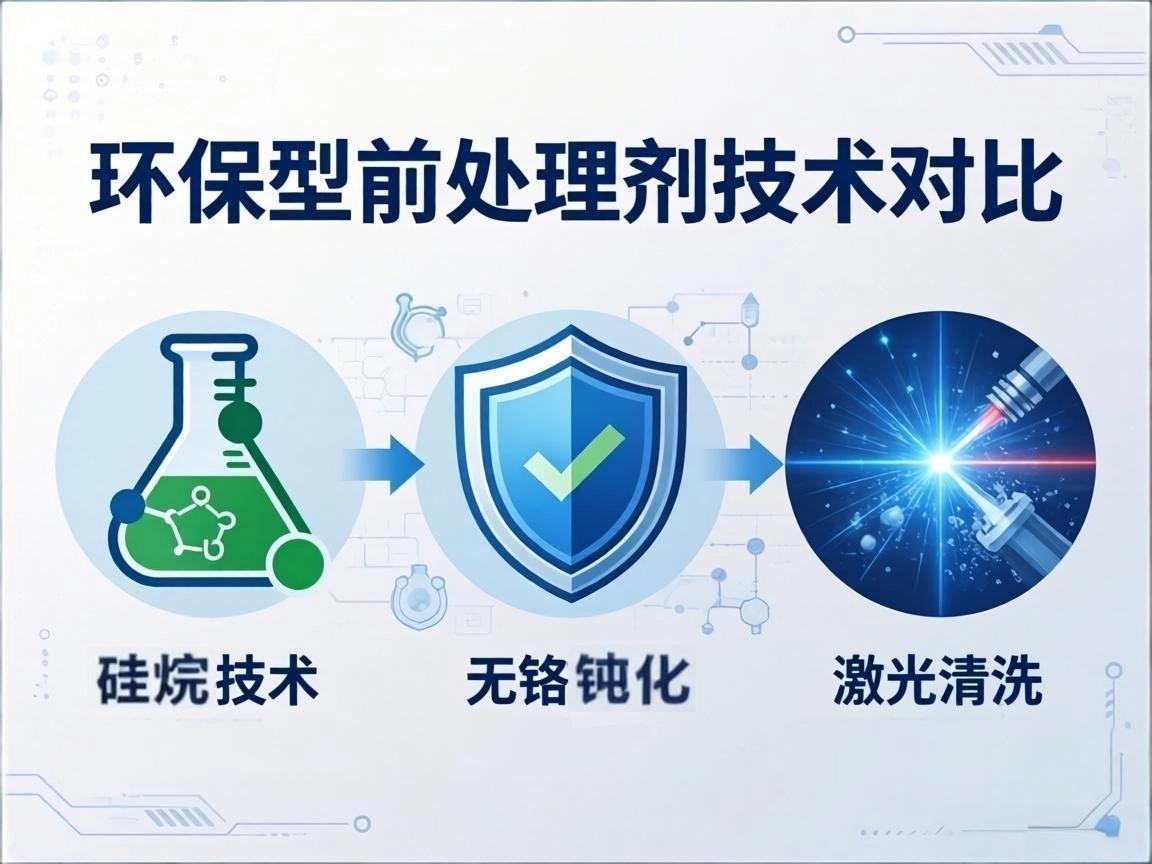 2026年主流环保型前处理剂核心技术对比（硅烷 vs 无铬钝化 vs 激光清洗）
