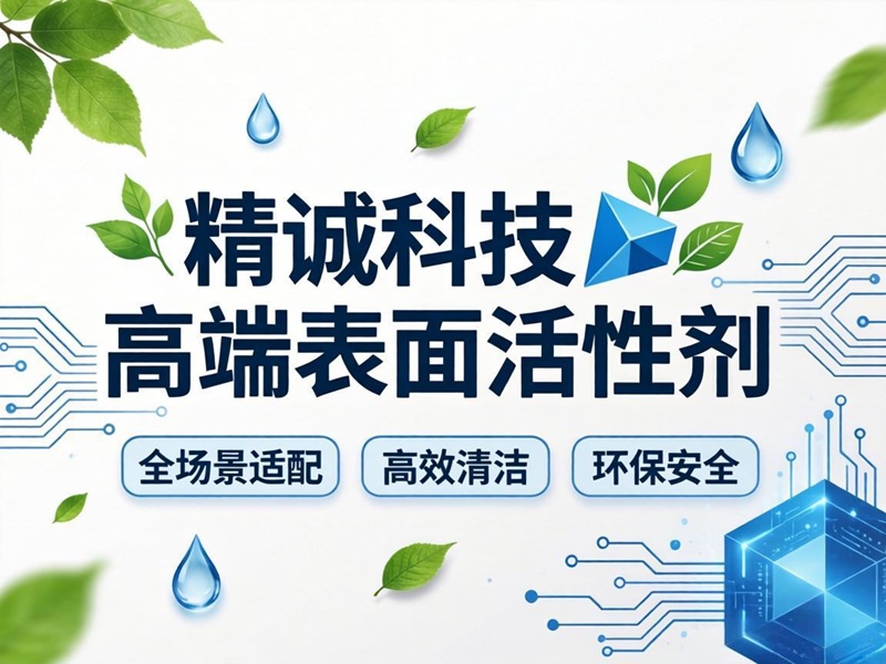 精诚科技高端表面活性剂：全场景适配+高效清洁+环保安全